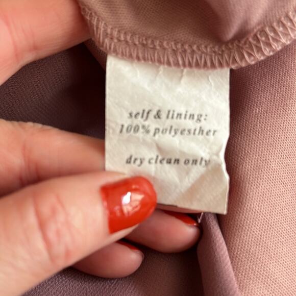 NWT BIRDY GREY Moni Convertible Dress Chiffon Dark Mauve Size Small Bridesmaid - Picture 6 of 7